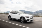 2020 Mercedes-Benz GLB 250 in Polar White - Driving Front Right Three-quarter View